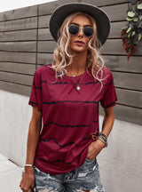 Summer Printed Lightning Pattern Top