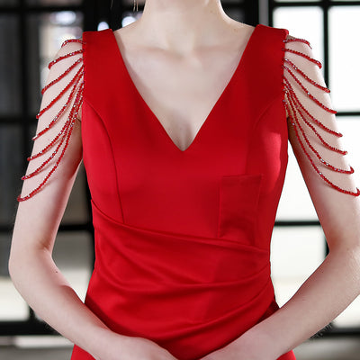 Long Sling Banquet Slim Fishtail Dress