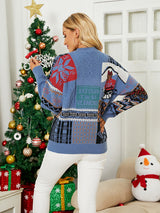 Loose Pullover Sweater for Christmas Day