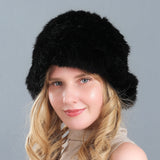 Rabbit Fur Hat Ear Protection Fisherman Hat