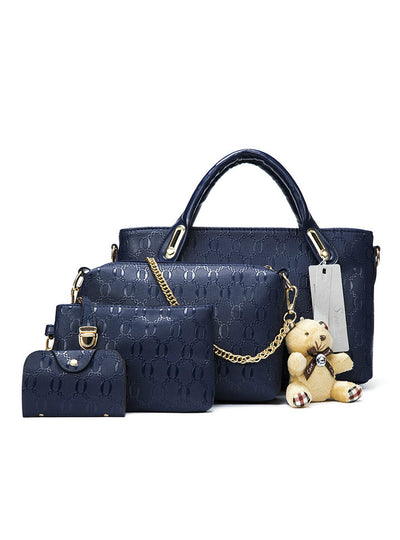 Top-Handle Bags Female Famous Brand PU Leather 