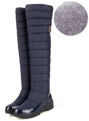 Snow Boots Platform Fur Over The Knee Boots 