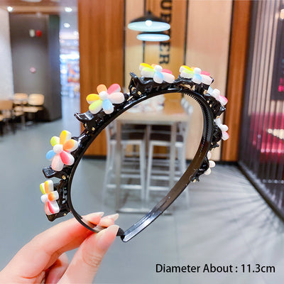 Cute Flower Hair Band for Girls Child Hair Clip