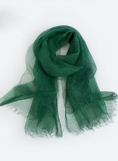 Brand Solid Wrinkle Scarf Women Shawl Long