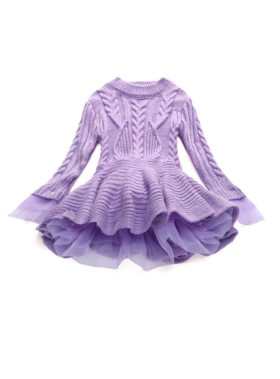 Thick Warm Girl Dress Christmas Wedding Party Dresses