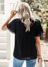 Jacquard Short-sleeved Shirt