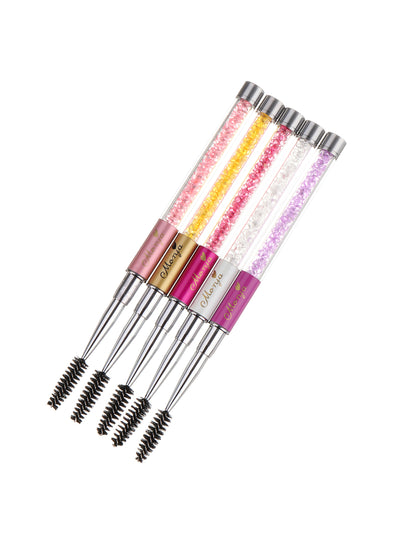 Rhinestone Eye Makeup Brush Eyelash Eyebrow Brush