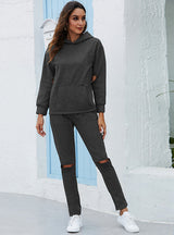 Padded Padded Hooded Sports Suit