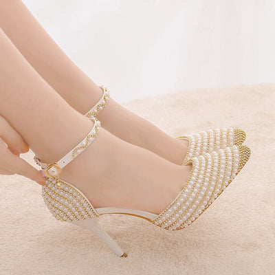 Wristband High Heel Stiletto Pointed Sandals
