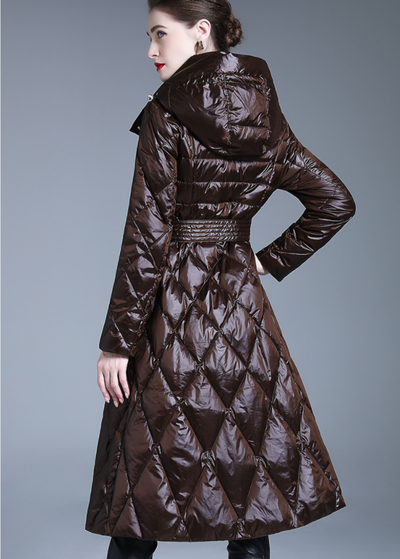 Slim-fit Padded Hooded Down Jacket