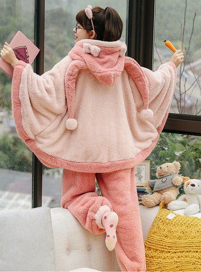 Women Thickened Velvet Cute Winter Flannel