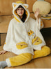 Yellow Jingle Cats Cartoon Animation Sleepwear