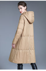Women Long Loose Down Jacket