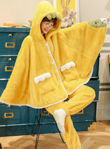 Winter Coral Velvet Pajamas Thickening Velvet Flannel