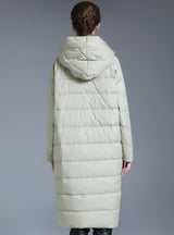 Thickened Profile Loose Plus Size White Duck Down Jacket