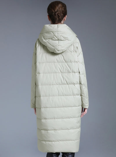 Thickened Profile Loose Plus Size White Duck Down Jacket