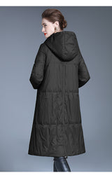 Women Long Loose Down Jacket