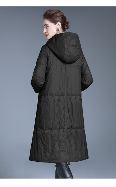 Women Long Loose Down Jacket