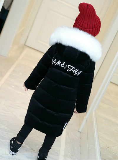 Girl Thickened Velvet Cotton-Padded Jacket 